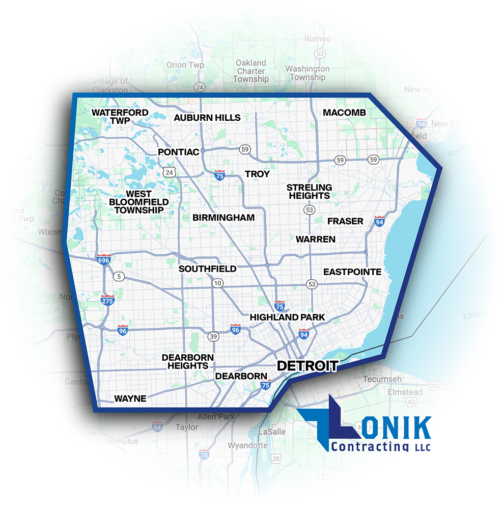 Service area map